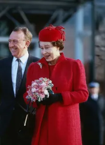 Queen Elizabeth II November 1985 on a vist to the SEC Glasgow C / T Roy: Brit