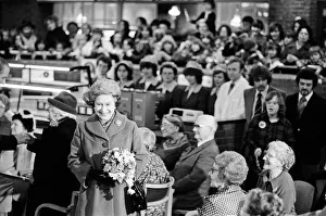 01377 Prints: Queen Elizabeth II opens the Elmsleigh Shopping Centre, Staines. 22nd February 1980