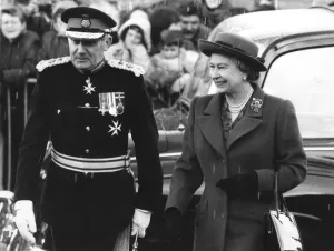Queen Elizabeth II opens the Oakwood Cheshire Home at Offerton, Stockport