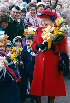 Queen Elizabeth II opens the Oakwood Cheshire Home at Offerton, Stockport