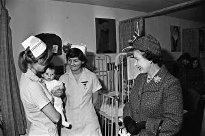 Queen Elizabeth II opens the Royal Surrey County Hospital