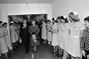 Queen Elizabeth II opens the Royal Surrey County Hospital