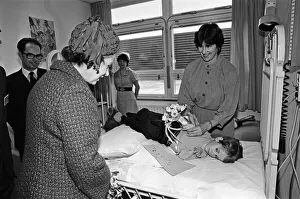 Queen Elizabeth II opens the Royal Surrey County Hospital