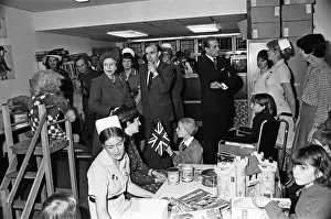Queen Elizabeth II opens the Royal Surrey County Hospital