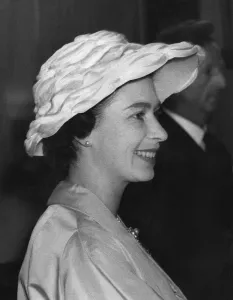 01037 Prints: Queen Elizabeth II pictured during two day visit to the welsh capital, Cardiff, Wales