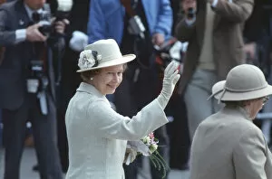 01366 Collection: Queen Elizabeth II and Prince Philip, The Duke of Edinburgh visit Nottingham, England