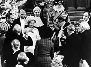 Queen Elizabeth II and Prince Philip celebrate their silver wedding anniversary by being