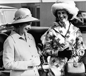 Queen Elizabeth II and Prince Philip on the North East Leg of The Jubilee Tour 1977 to