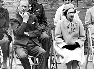 Queen Elizabeth II and Prince Philip officially open the Kielder Reservoir, Kielder Water