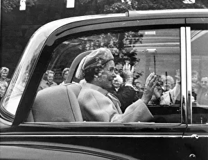 Queen Elizabeth II and Prince Philip officially open the Kielder Reservoir, Kielder Water