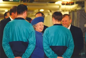 Queen Elizabeth II and Prince Philip officially open the Siemens plant in Wallsend