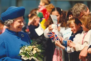 Queen Elizabeth II and Prince Philip officially open the Siemens plant in Wallsend -