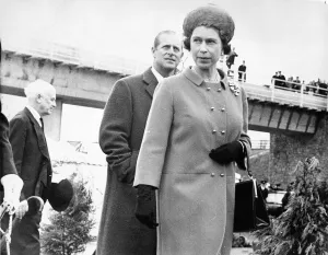 Queen Elizabeth II and Prince Philip officially opens the Tyne Tunnel