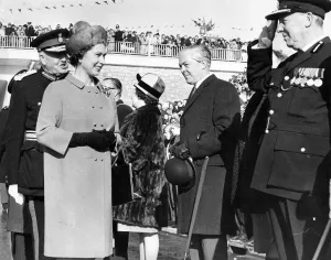 Queen Elizabeth II and Prince Philip officially opens the Tyne Tunnel
