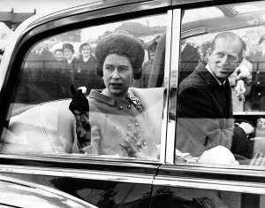 Queen Elizabeth II and Prince Philip officially opens the Tyne Tunnel, North Tyneside