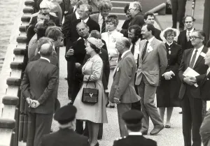 Elizabeth Ii Prints: Queen Elizabeth II and Prince Philip opening the Thames Barrier