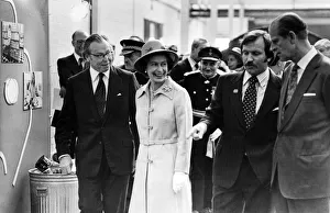 Queen Elizabeth II and Prince Philip during the silver jubilee tour