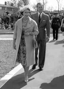 Queen Elizabeth II and Prince Philip during a visit to the city of Durham with Prince