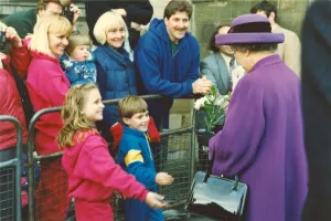 Queen Elizabeth II and Prince Philip visit Durham - The Queen goes on a walkabout