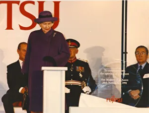 Queen Elizabeth II and Prince Philip visit Durham The Queen opens