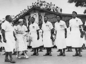 Commonwealth Prints: Queen Elizabeth II and Prince Philip visit to Fiji 17-19 December 1953