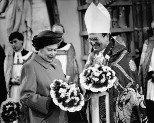 Queen Elizabeth II and Prince Philip visit Newcastle to distribute the Royal Maundy Money