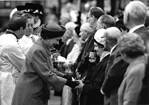 Queen Elizabeth II and Prince Philip visit Newcastle to distribute the Royal Maundy Money