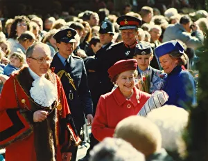 Queen Elizabeth II and Prince Philip visit Newcastle to distribute the Royal Maundy Money