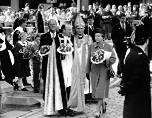 Queen Elizabeth II and Prince Philip visit Newcastle to distribute the Royal Maundy Money