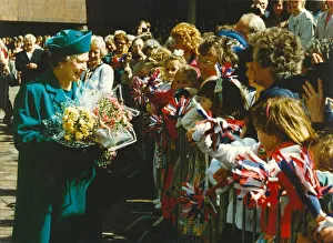 Queen Elizabeth II and Prince Philip visit the North East 18 May 1993 - The Queen