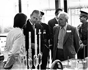 00088 Prints: Queen Elizabeth II and Prince Philip visit Northumberland Water Authority headquarters in