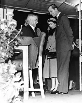 Queen Elizabeth II with Prince Philip visit South Shields