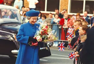 Queen Elizabeth II and Prince Philip visit South Tyneside on walkabout meeting local