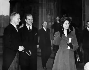 Queen Elizabeth II and Prince Philip visiting Birmingham, West Midlands