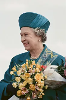 01042 Prints: Queen Elizabeth II and Prince Philip visiting Hartlepool Marina. 18th May 1993