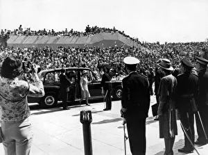 01038 Prints: Queen Elizabeth II and Prince Philip visiting Wales during the silver jubilee tour