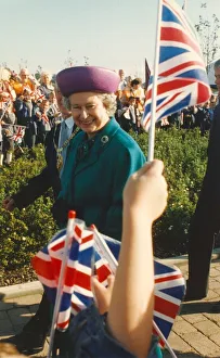 Queen Elizabeth II and Prince Phillip offically open the Riverside