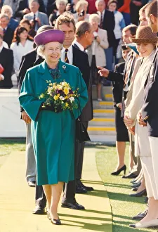 Queen Elizabeth II and Prince Phillip offically open the Riverside