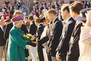 Queen Elizabeth II and Prince Phillip offically open the Riverside