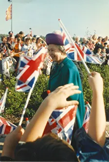 Queen Elizabeth II and Prince Phillip offically open the Riverside