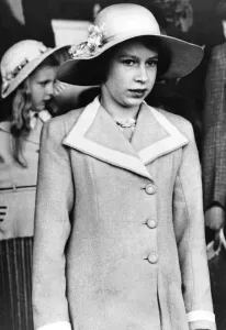 Queen Elizabeth II - Princess Elizabeth seen in the Royal Box at the Aldershot Tattoo in