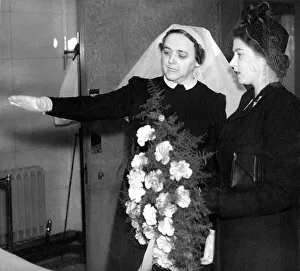 Queen Elizabeth II, Princess Elizabeth visits the Sunderland Eye Infirmary