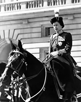 Images Dated 2nd June 1973: Queen Elizabeth II - The Trooping of the Colour Ceremony