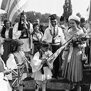 Queen Elizabeth II during her visit to Canada 18th June to August 1st 1959