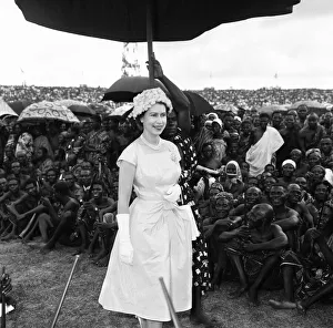 00389 Prints: Queen Elizabeth II during her visit to Ghana, November 1961. 9-20 November 1961