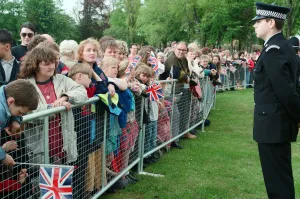 00756 Prints: Queen Elizabeth II visiting Middlesbrough to open Pallister Park. 18th May 1993