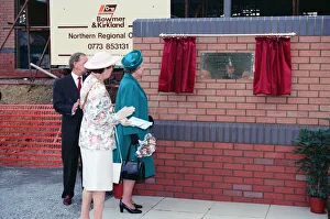 00756 Prints: Queen Elizabeth II visiting Middlesbrough to open Pallister Park