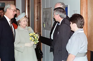 Queen Elizabeth II visits Leicester Royal Infirmary. 9th December 1993