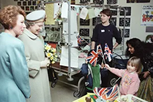 Queen Elizabeth II visits Leicester Royal Infirmary to open the Windsor Building