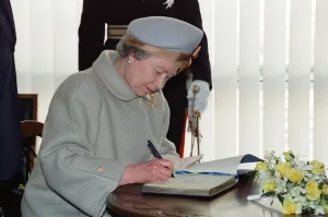 Queen Elizabeth II visits Leicester Royal Infirmary to open the Windsor Building